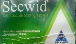 Secwid 500mg By 4Tablets | Secnidazole
