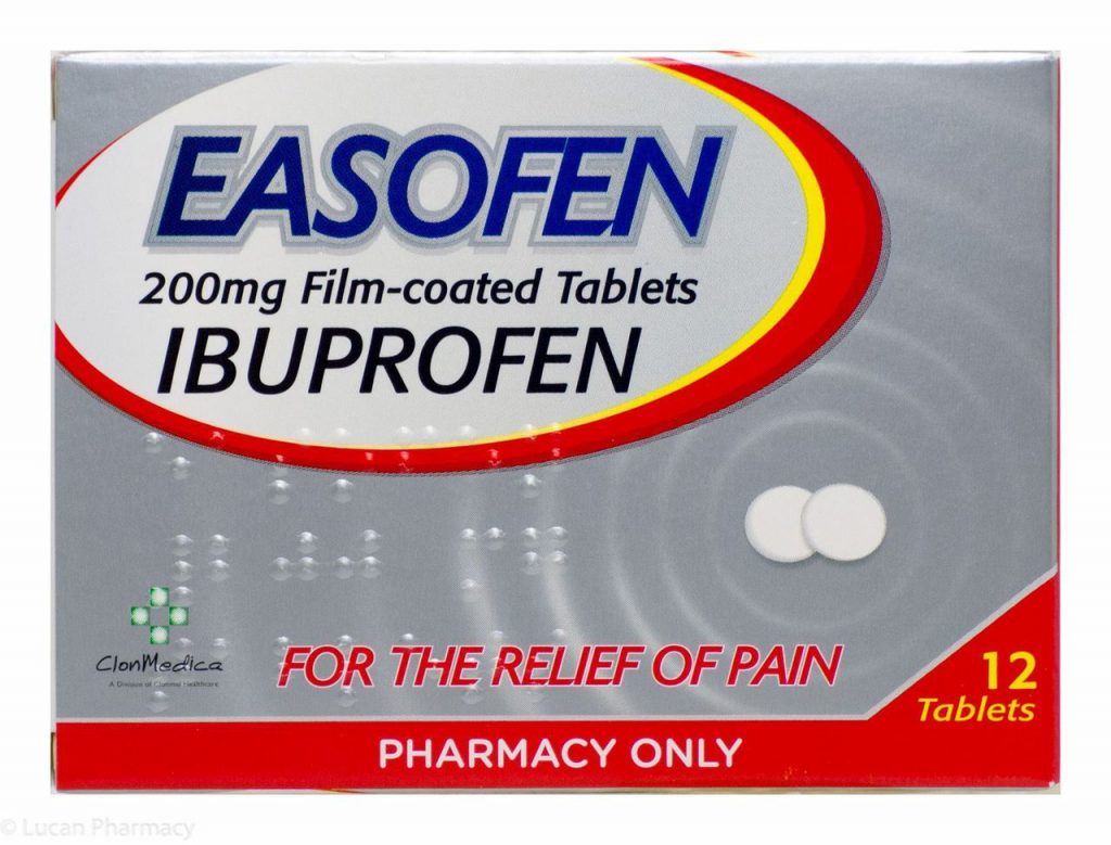 The active ingredient, ibuprofen, works to help relieve pain