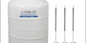 Buy online 20L Cryogenic Container Liquid Nitrogen Dewar Tank flask